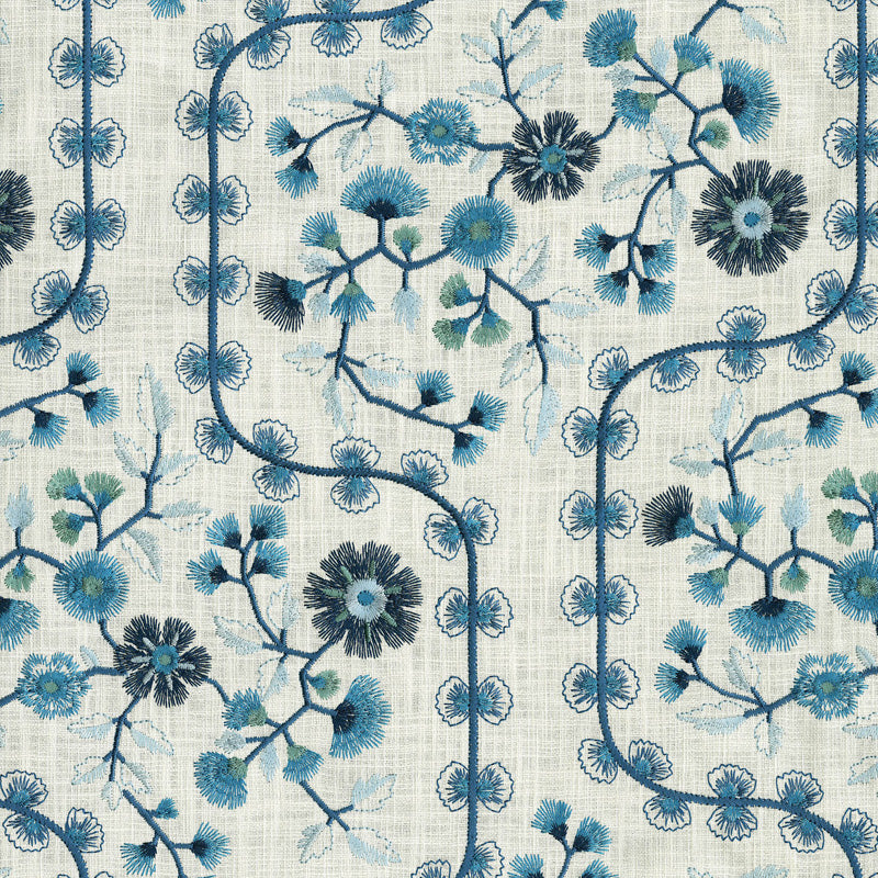 F743-01A Flower Trax - Azure